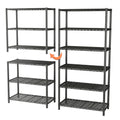 6-Shelf Shelving Unit, Changeable into 2 of 3-Shelf Units, 72”H X 36”W X16”D Adjustable Heavy Duty Steel Wire Shelves, 350 lbs Loading Capacity Per Shelf. ITEM#: 540B
