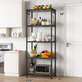 5-Shelf Shelving Unit with Shelf Liners Set of 5, NSF Certified, Adjustable, Steel Organizer Wire Rack, 100lbs Loading Capacity Per Shelf, for Kitchen and Garage (23.6W x 14D x 59H) Black. ITEM#: 100-5